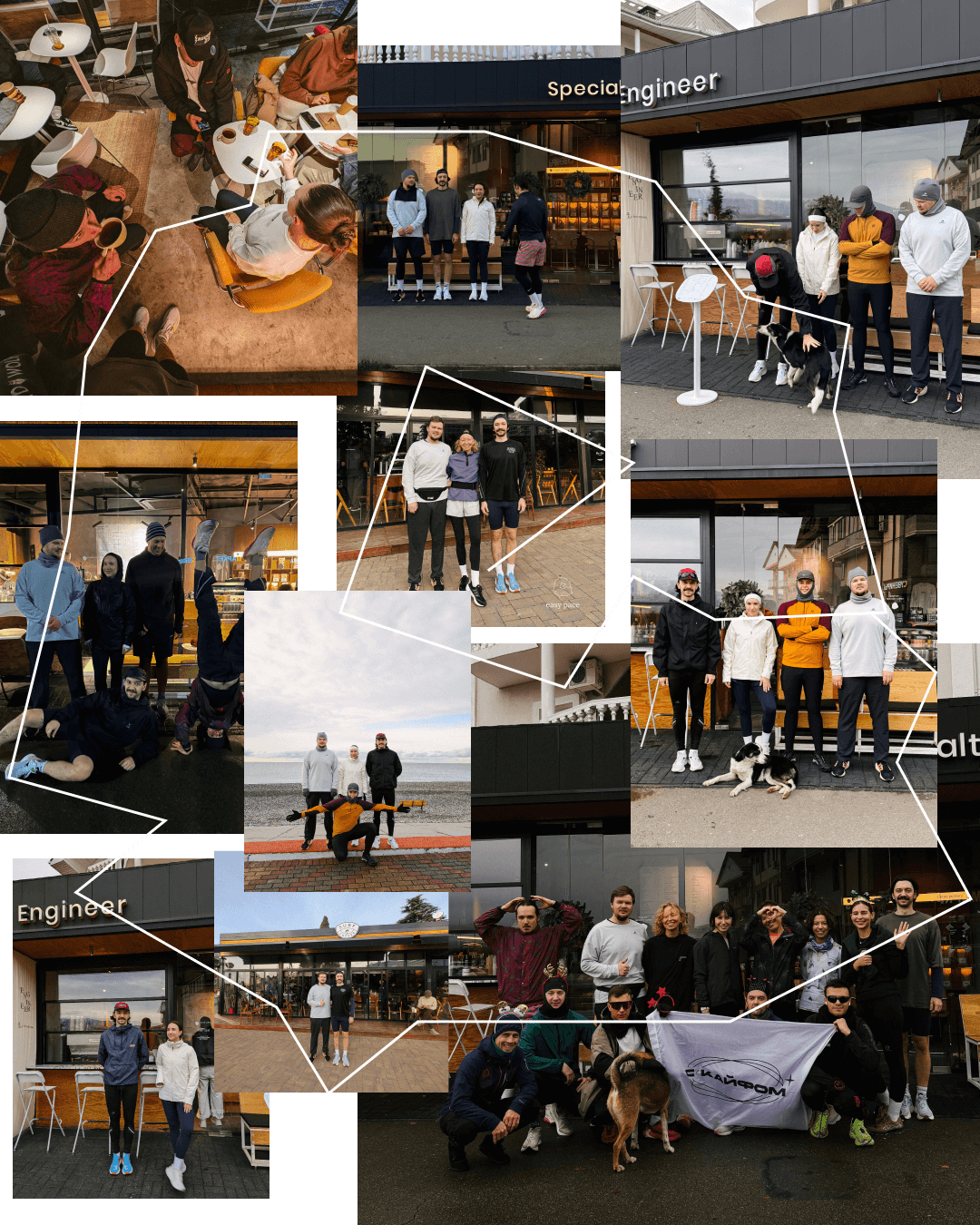 photos of people running at an easypace club